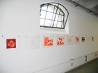 Impressionen der Ausstellung »Der Fleck. Der Strich. Die Type.« mit Nuë Ammann und Katrin Kratzenberg